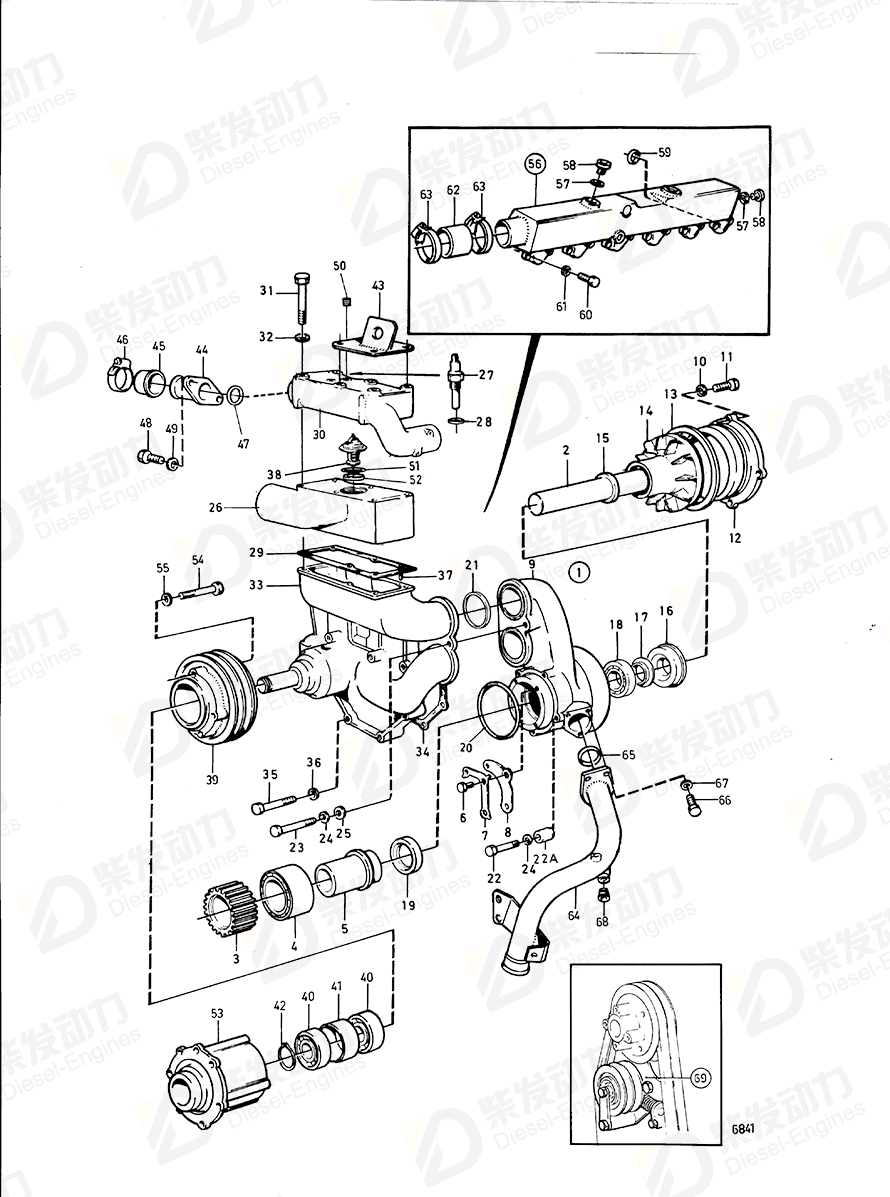 VOLVO Tube 468858 Drawing